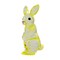 Crystal Expressions 3.5 Inch Springtime Bunny Easter Figurine , Lightweight Spring Decor Easter Rabbit